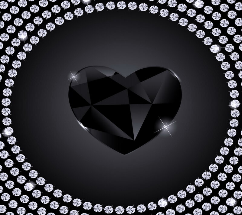 Black Diamond Heart