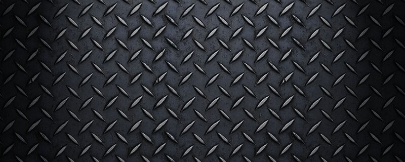 Black Diamond Plate Texture — Industrial