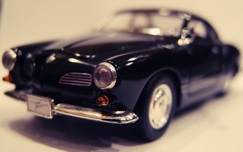 Black Die-cast Car Model