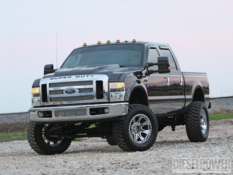 Black Diesel Pickup Truck