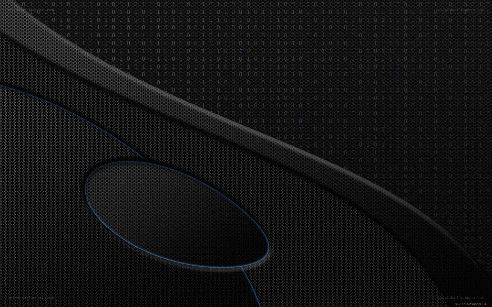 black digital abstract background