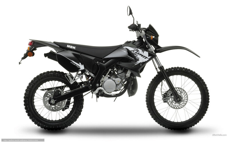 black dirt bike motorcycle