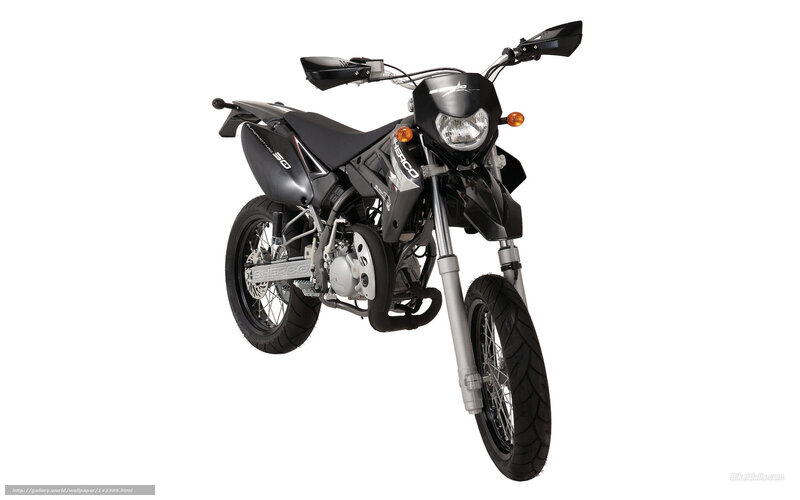 Black Dirt Bike — Neutral, Photograph, Headlight