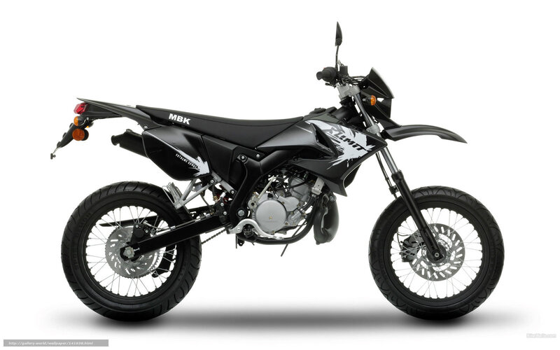 Black Dirt Bike — Neutral, Photograph, Motorcycle