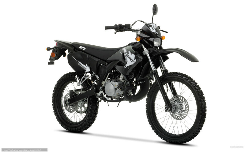 Black Dirt Bike — Neutral