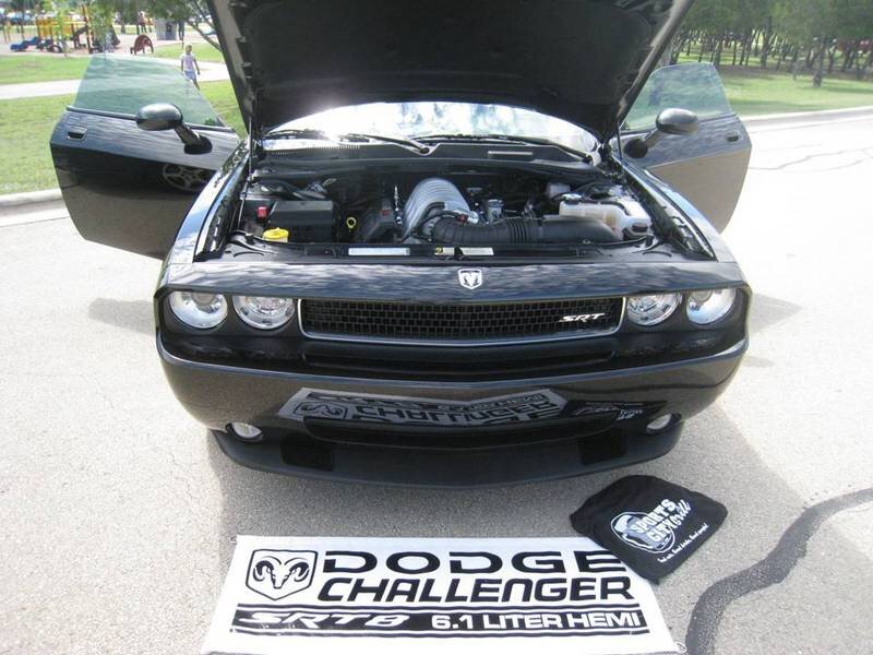Black Dodge Challenger — Neutral, Afternoon, Photograph
