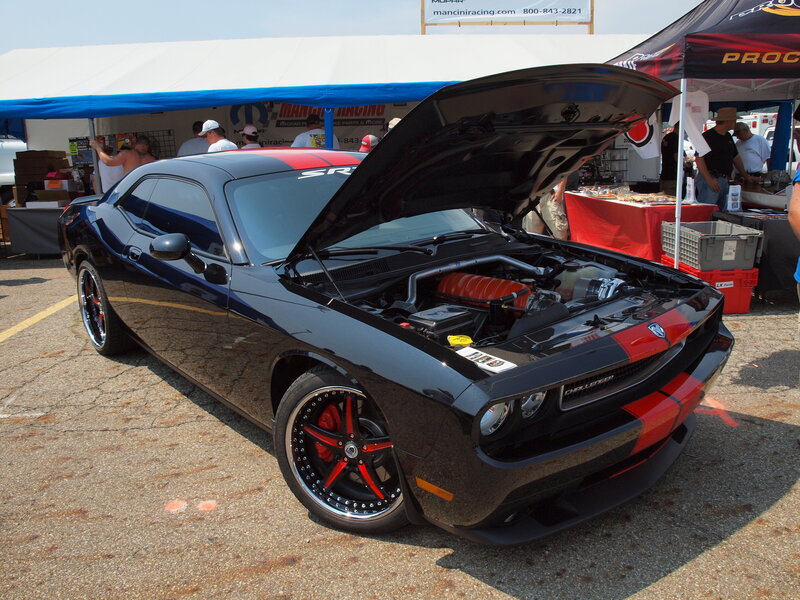 Black Dodge Challenger — Outdoor