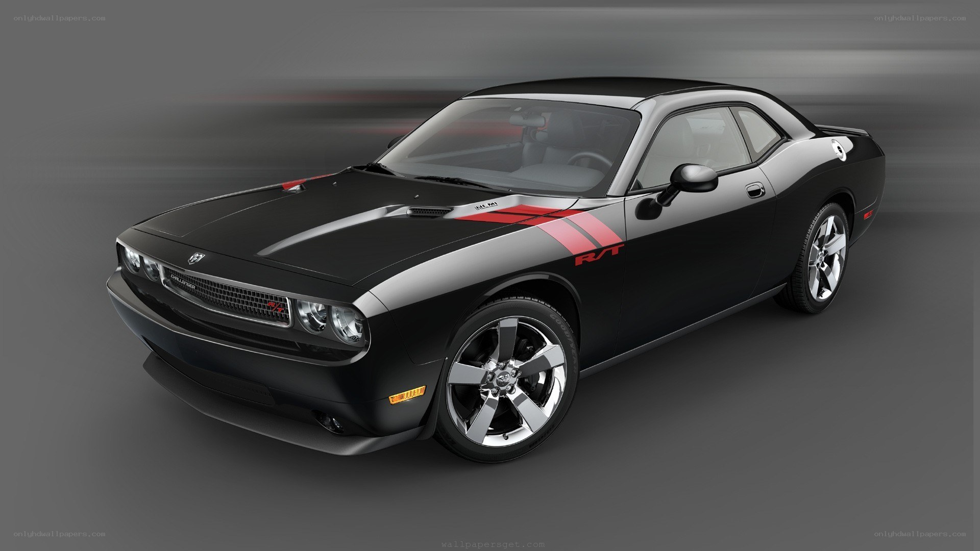 Black Dodge Challenger R/T