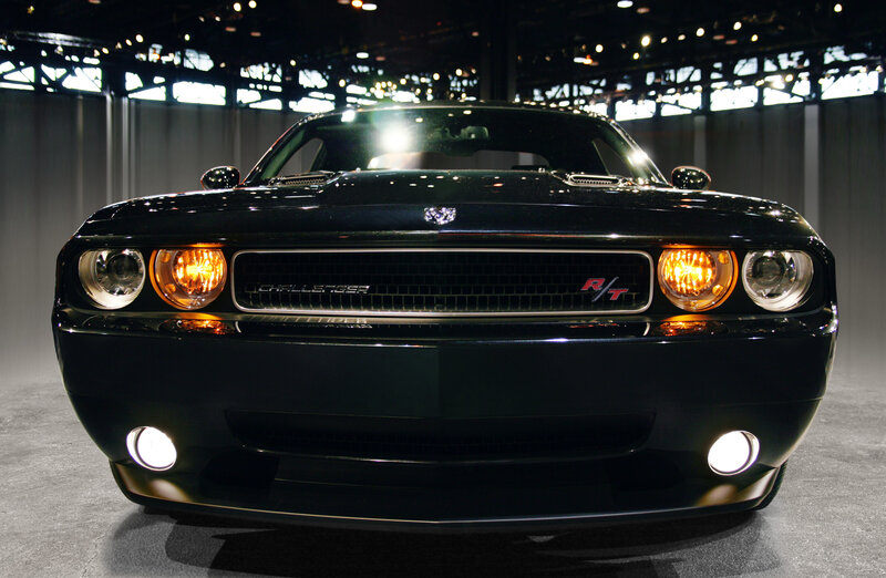 Black Dodge Challenger RT
