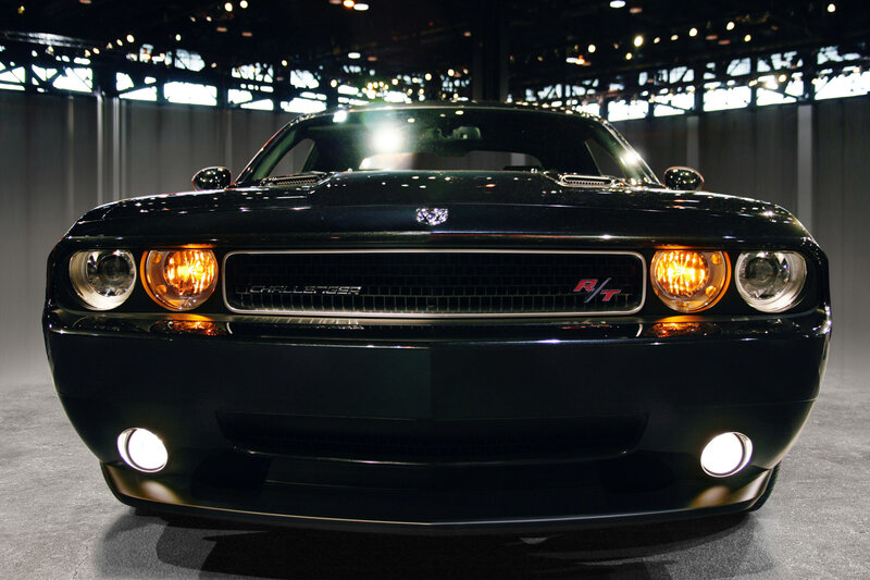 Black Dodge Challenger RT
