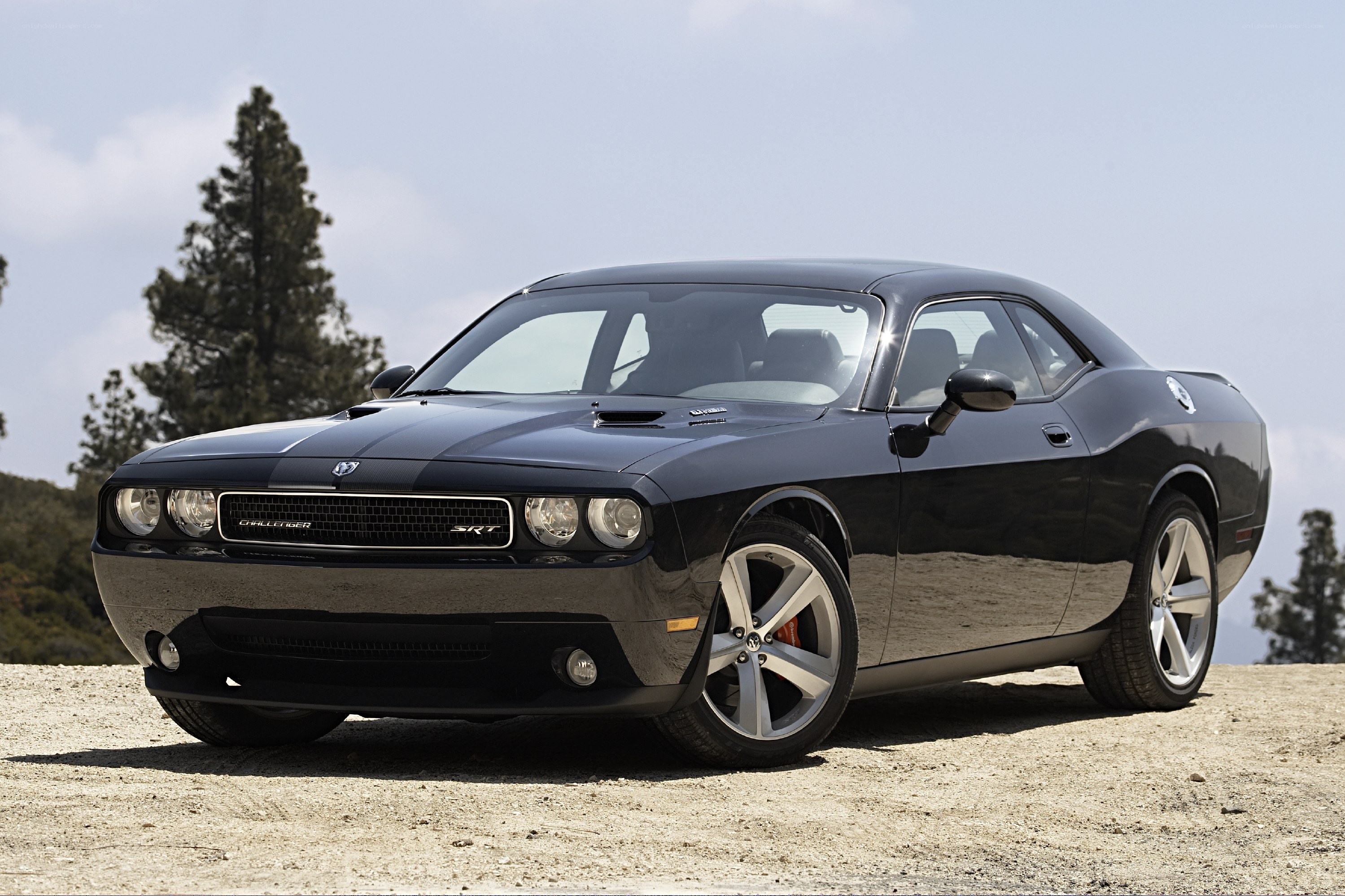 Black Dodge Challenger SRT