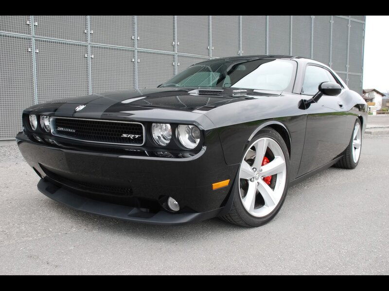 Black Dodge Challenger SRT