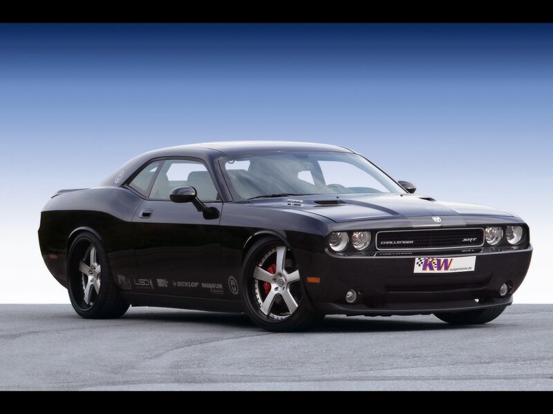 Black Dodge Challenger SRT
