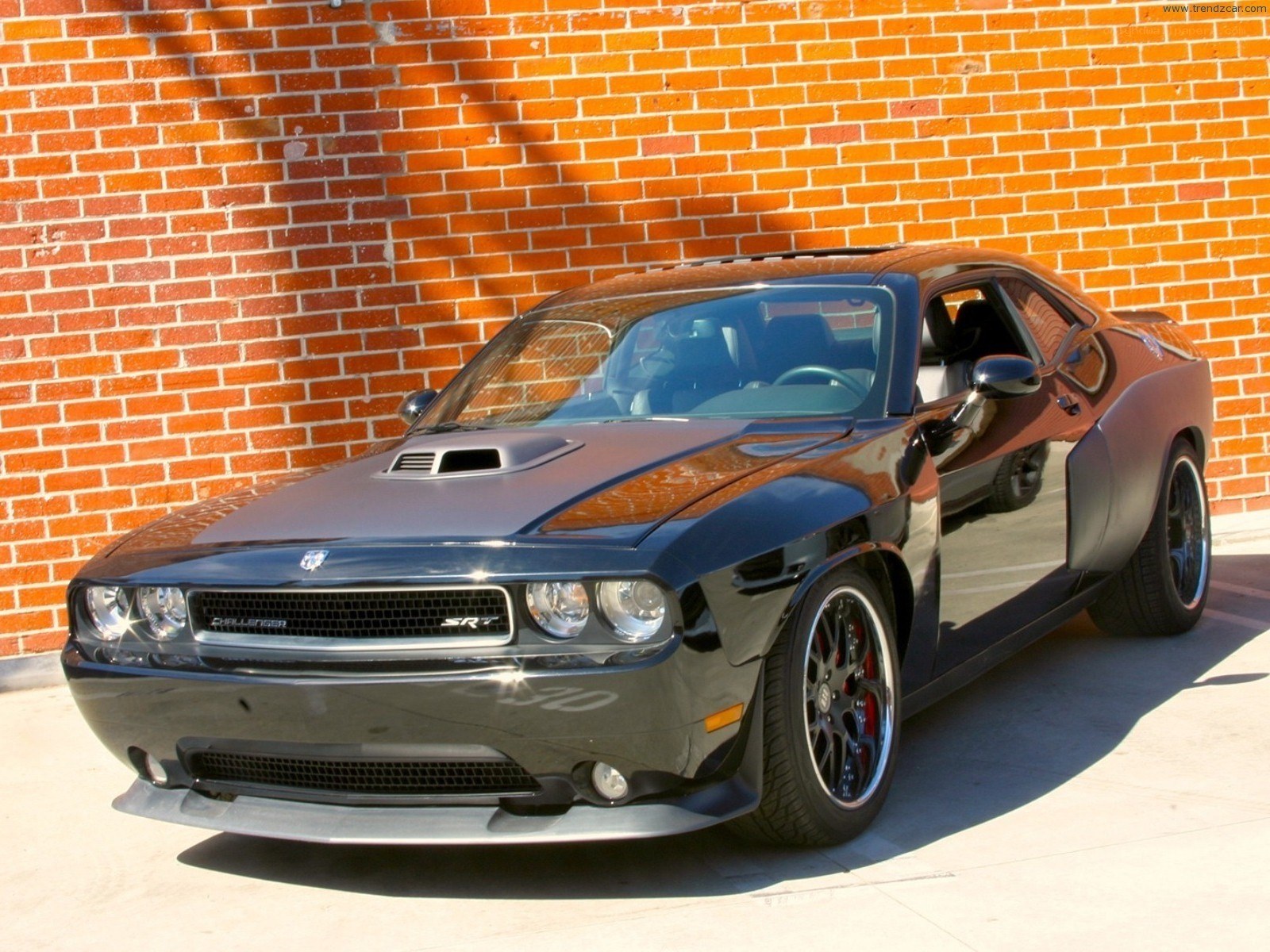 Black Dodge Challenger SRT8