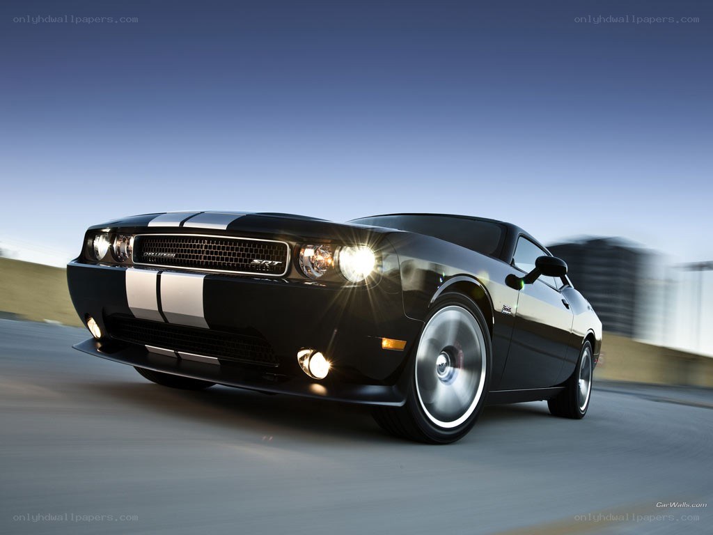 Black Dodge Challenger SRT8