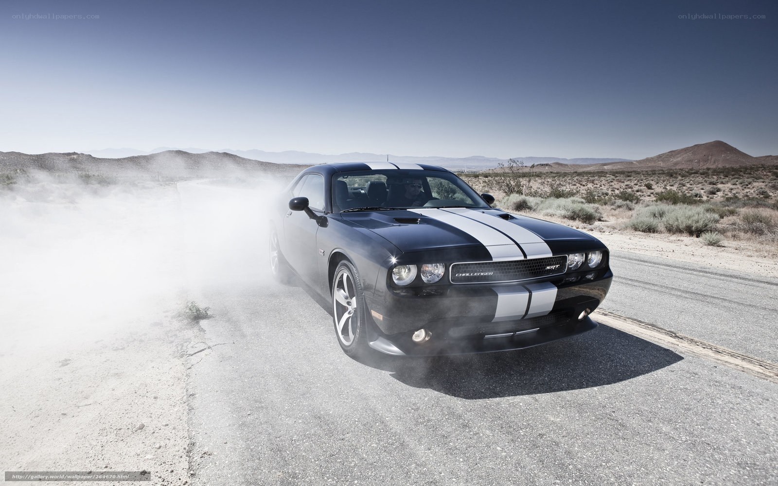 Black Dodge Challenger SRT8