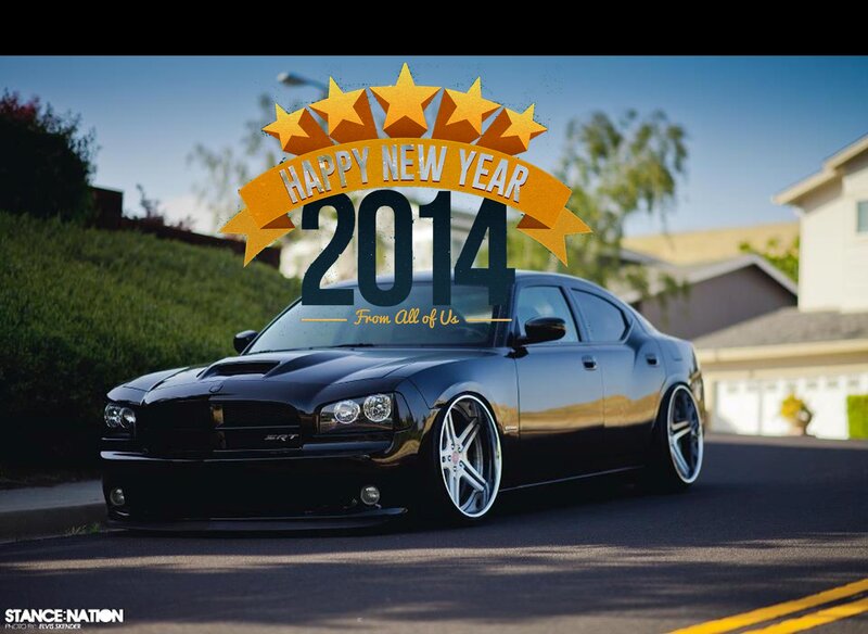 Black Dodge Charger — Celebratory