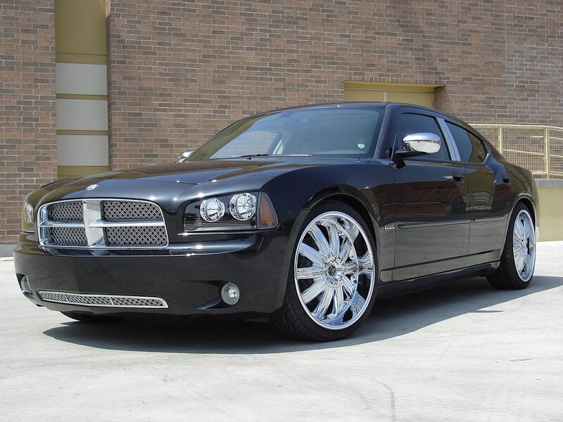 Black Dodge Charger sedan