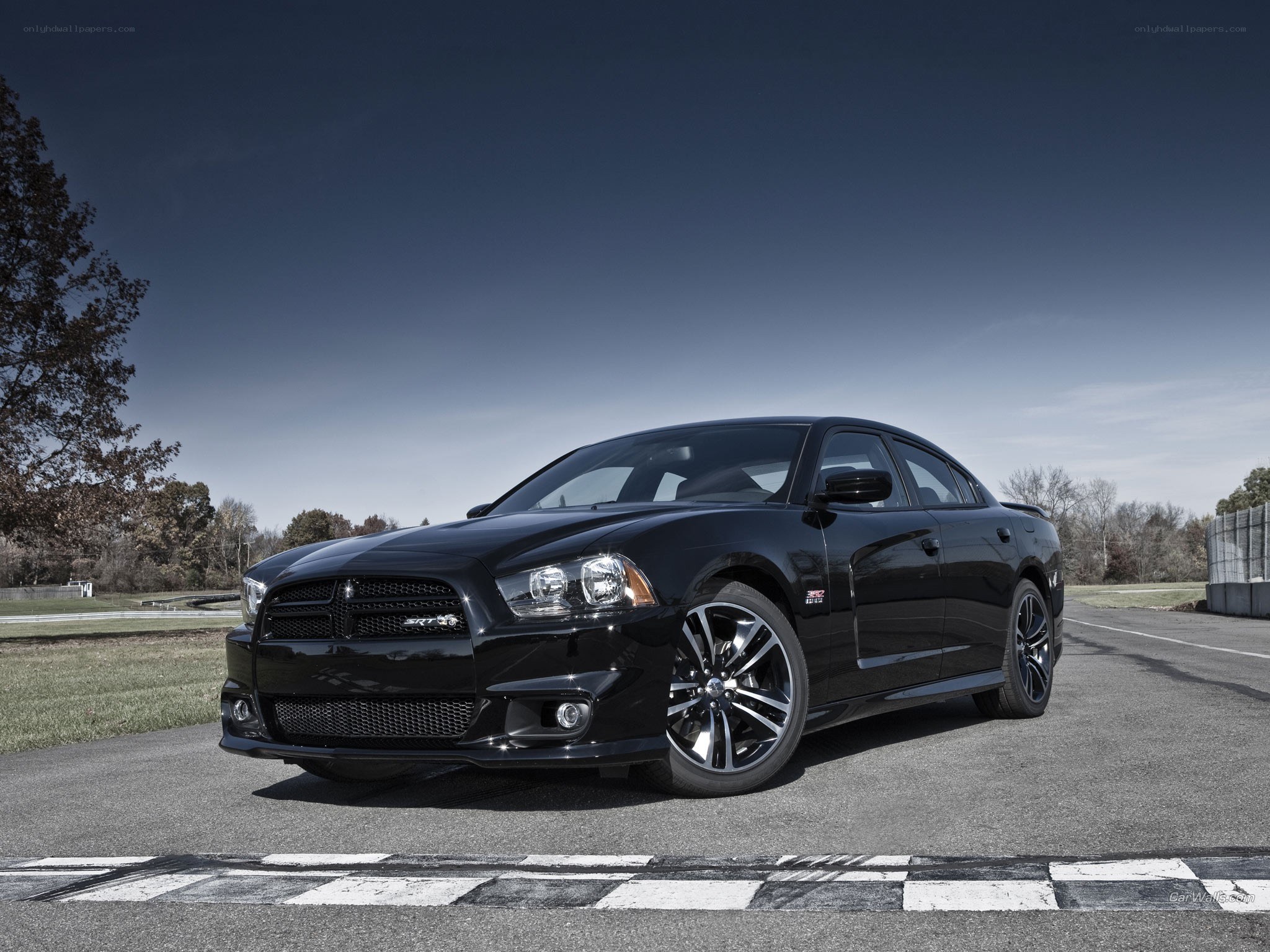 Black Dodge Charger SRT8
