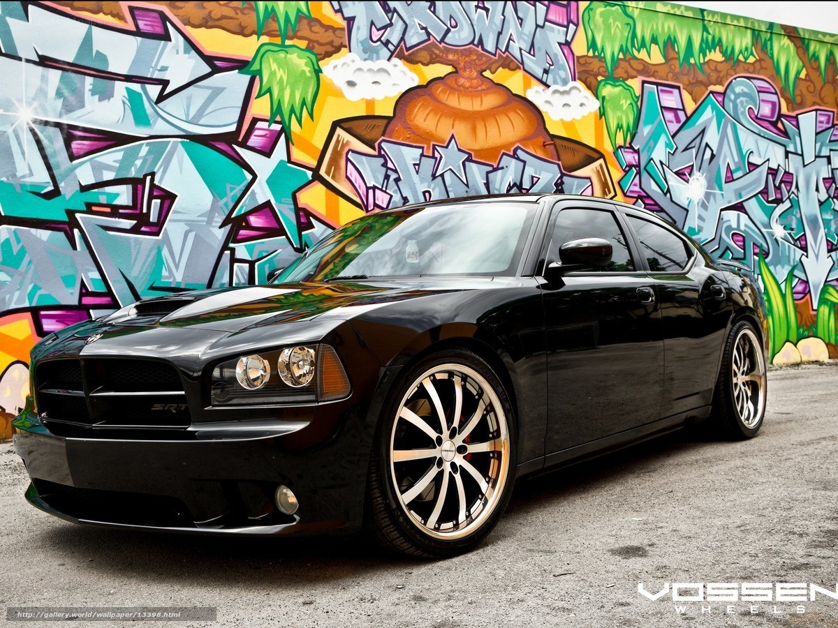Black Dodge Charger SRT8