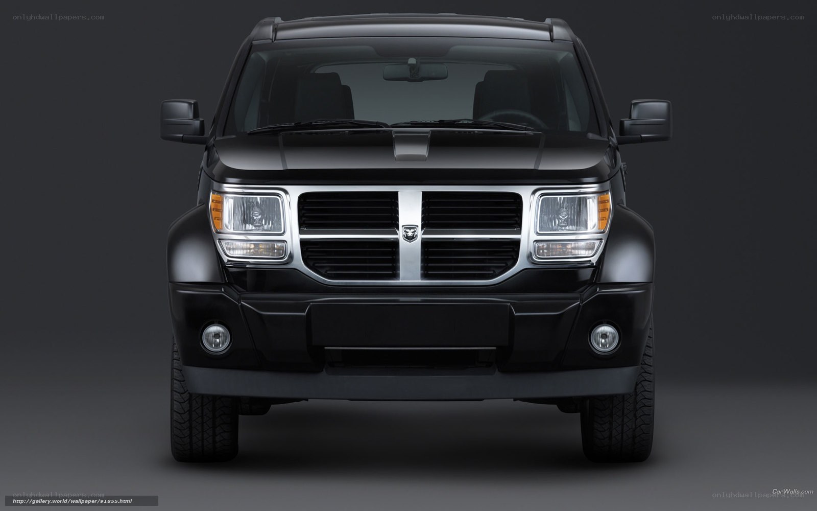 black dodge nitro suv