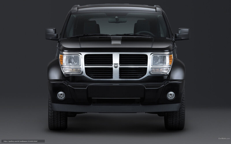 Black Dodge Nitro Suv — Dramatic