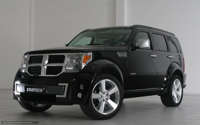 black dodge nitro suv