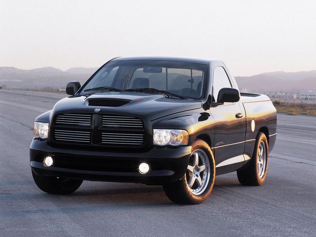 black dodge ram pickup truck