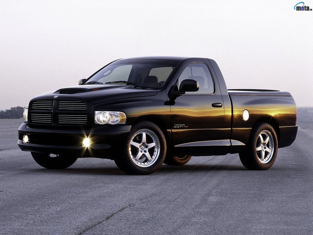 black dodge ram srt-10 pickup