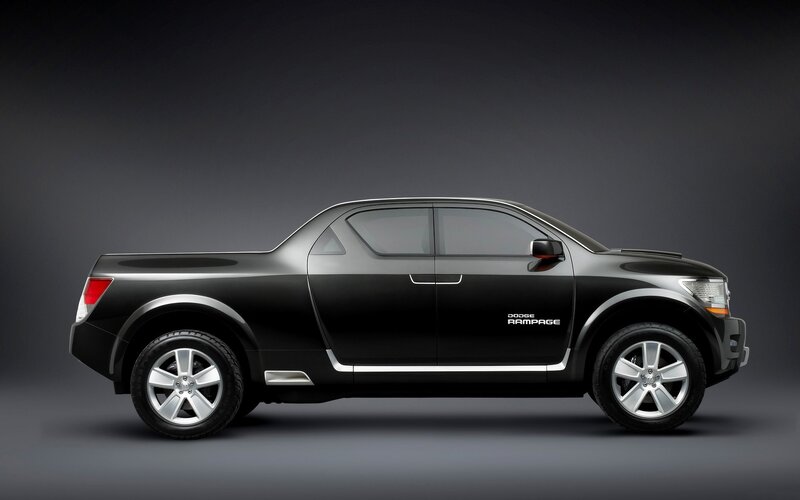 Black Dodge Rampage concept truck
