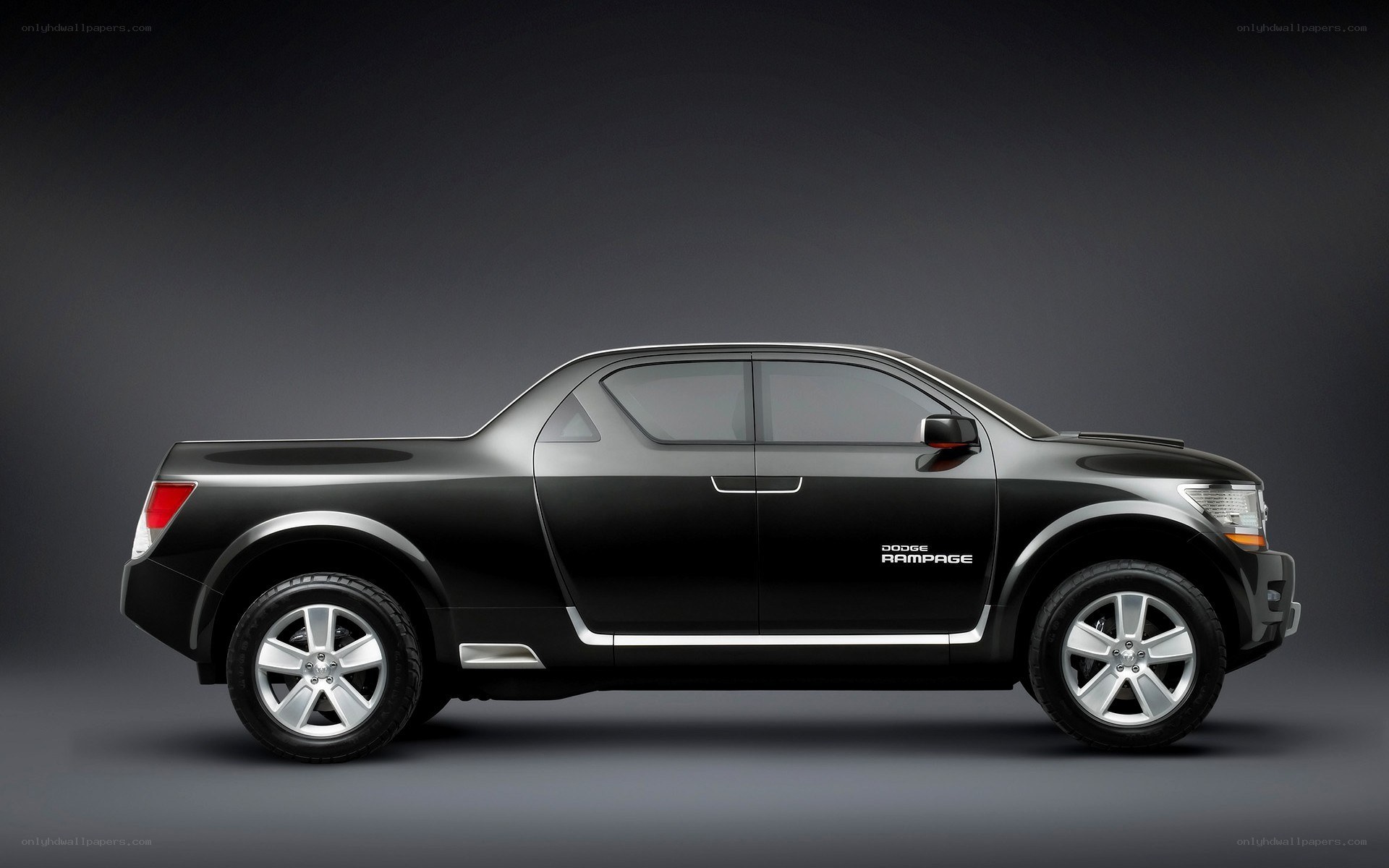 Black Dodge Rampage concept truck