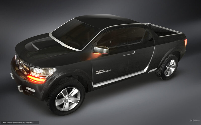 Black Dodge Rampage concept truck