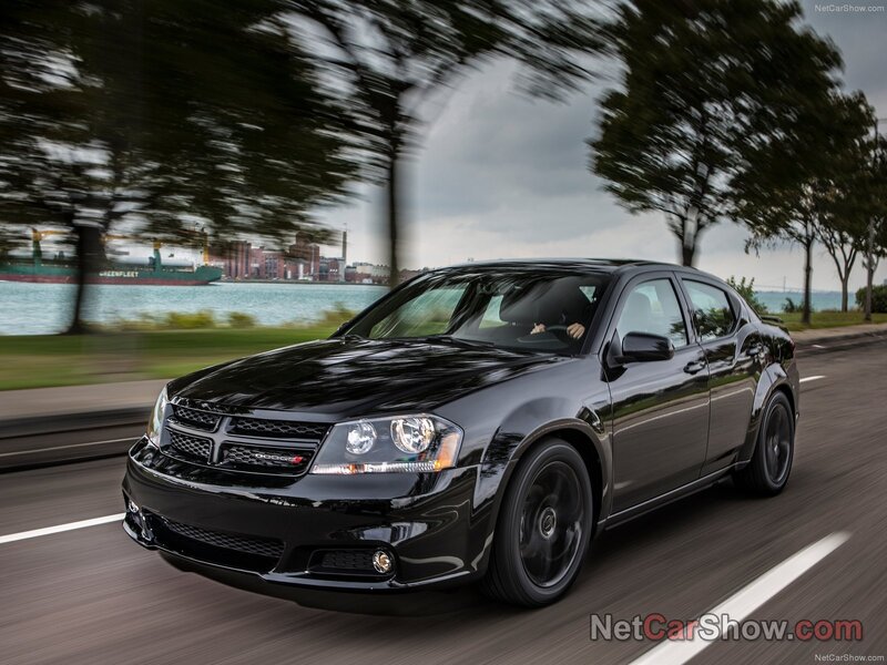 Black Dodge Sedan — Dynamic