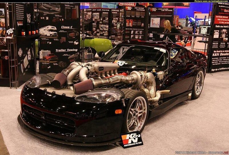 Black Dodge Viper — Showroom