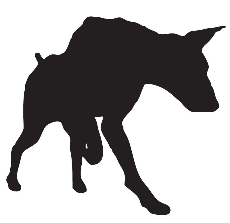 Black Dog Silhouette