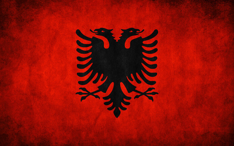 Black Double-headed Eagle — Red, Solemn