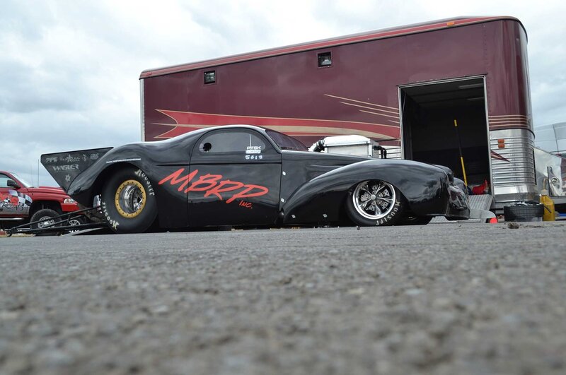 Black Drag Car — Industrial