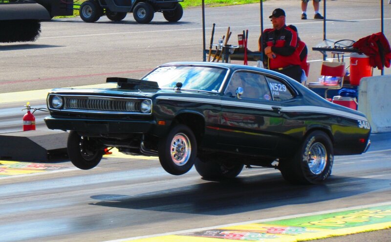 Black Drag Car
