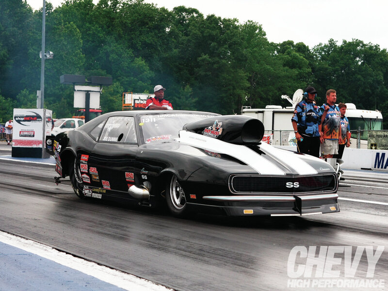 Black Drag Racing Car — Competitive, Afternoon