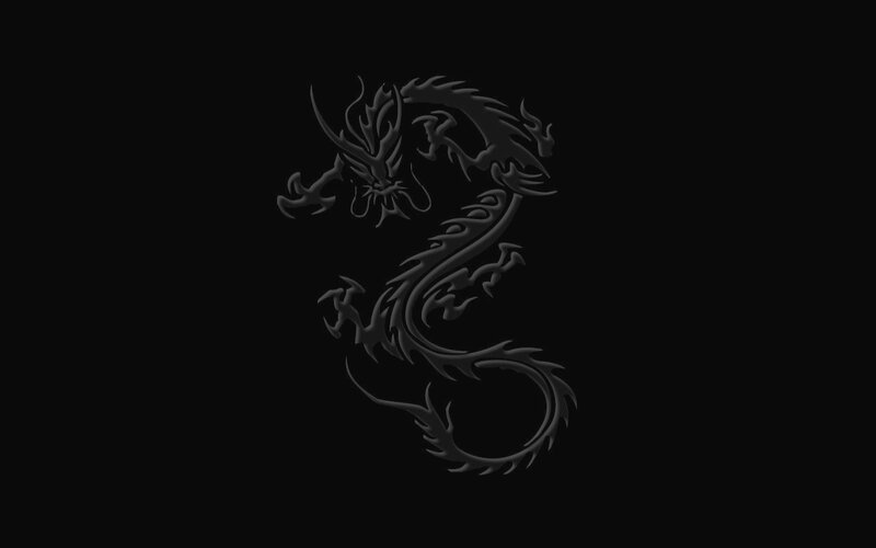 black dragon design