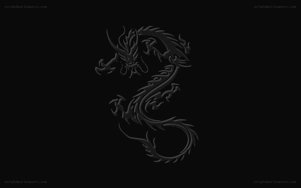 black dragon design