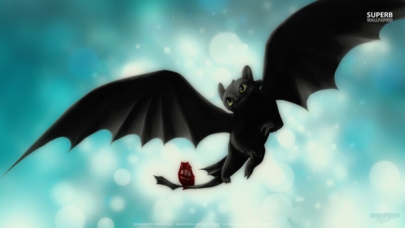 Black Dragon Flying — Blue, Serene