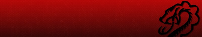 Black Dragon Head — Red