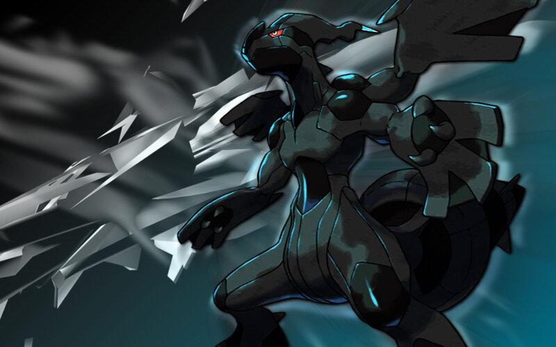 Black Dragon-like Creature — Dramatic