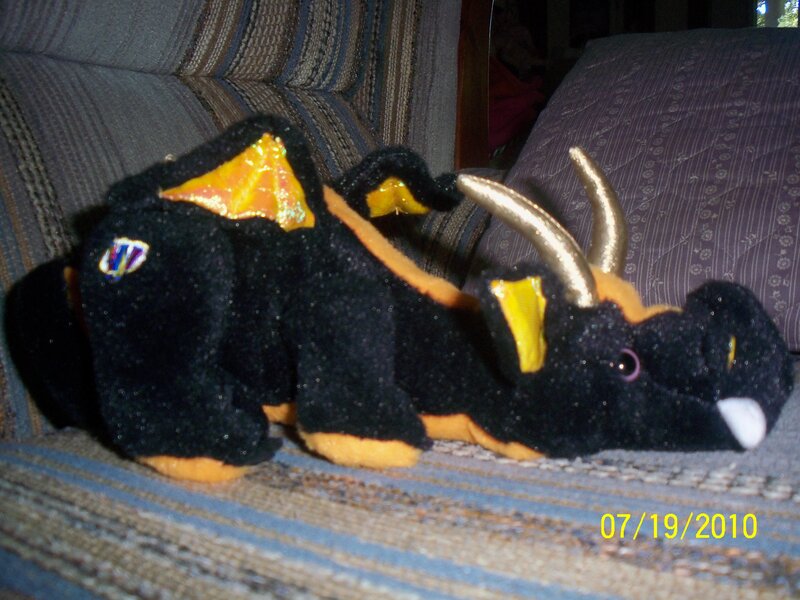 black dragon plush toy
