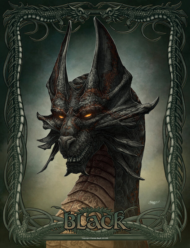 Black Dragon Portrait