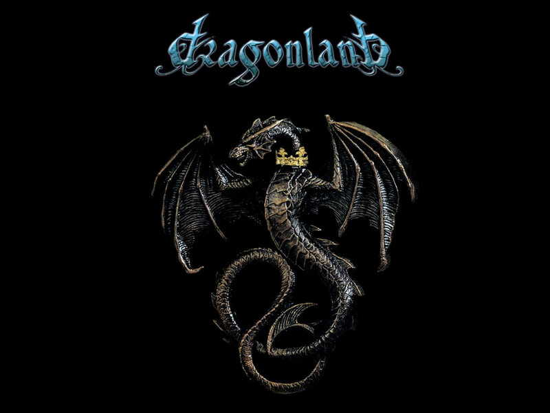 Black Dragon with Crown