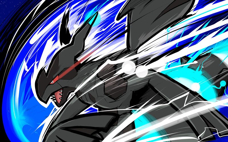 Black Dragon with Red Eyes — Dramatic, Night, Manga