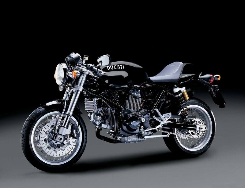 Black Ducati motorcycle