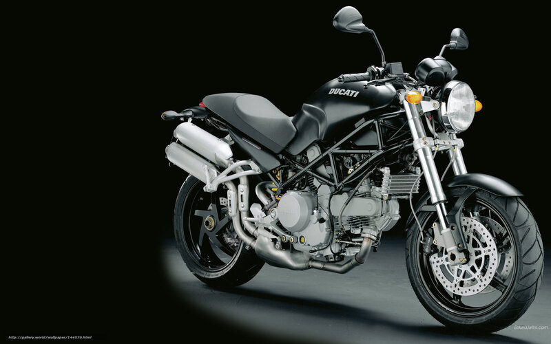 Black Ducati Motorcycle — Dramatic, Photograph, Exhaust, Headlight, Seat